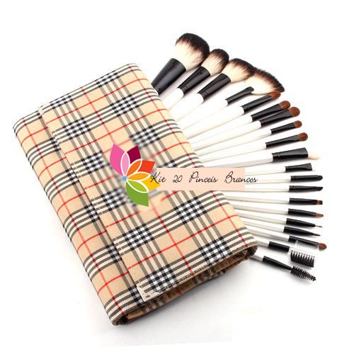 Kit de Pincéis Brancos 20 peças