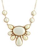 Colar Gemstone Branco