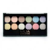 Paleta de Sombras Profissional Pretty Pastels MUA 12 cores