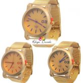 Relógio Fashion Dourado