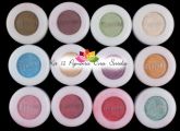 Kit com 12 Pigmentos Sombras Minerais Cores Sortidas
