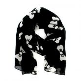 Lenço Skinny Bow Print