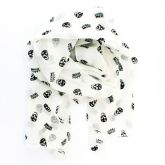 Lenço Skinny Skull Print