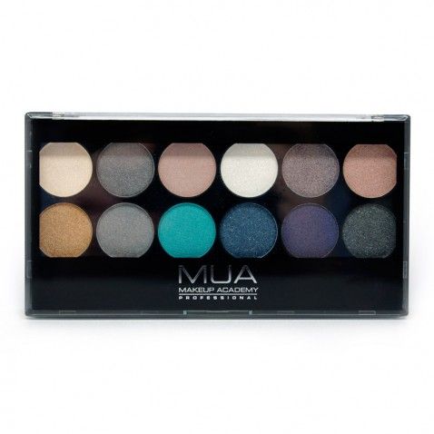 Paleta de Sombras Profissional Dusk til Dawn MUA 12 cores