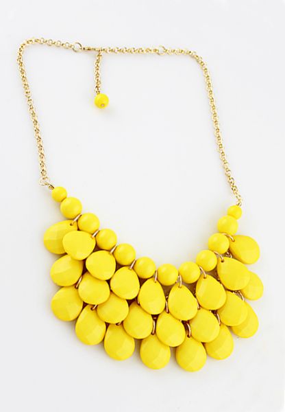 Colar Charming Amarelo