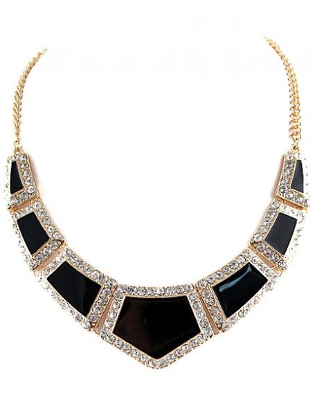 Colar Elegante Diamond Black
