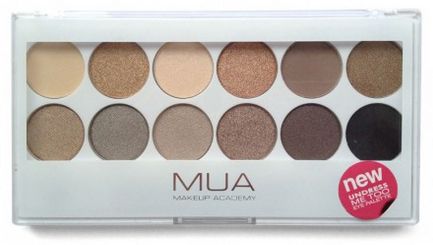 Paleta de Sombras Profissional Undress Me Too MUA 12 cores