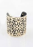 Bracelete Preto e Dourado