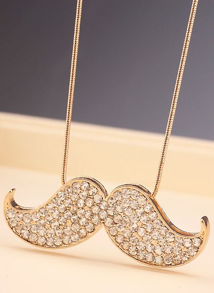 Colar Mustache Dourado