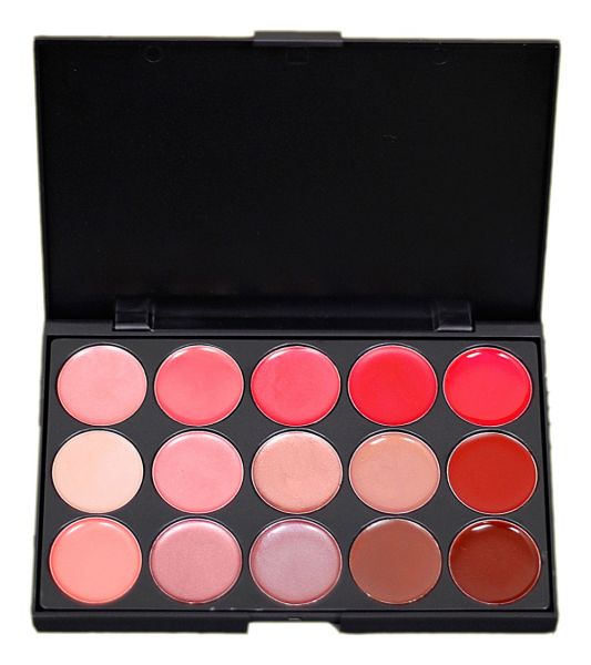 Paleta de Gloss e Batons 15 cores