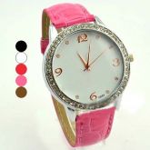 Relógio Strass Quartz Analógico 5 opções de cores