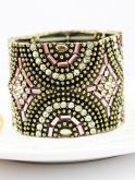 Bracelete Vintage Gold Crystal