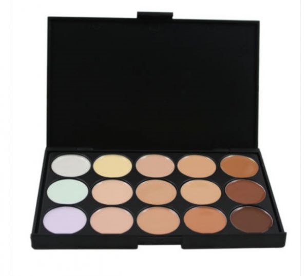 Paleta de Corretivos e Bases 15 cores